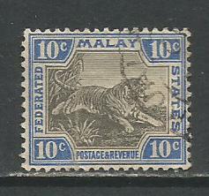 Malaya Federation  #63  Used  (1923)  c.v. $0.80