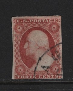 10 F-VF used  neat face free cancel with nice color cv $ 190 ! see pic !