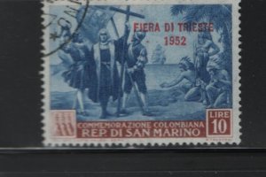 San Marino, 325 Used, 1952 4th Intl. Sample Fair of Trieste