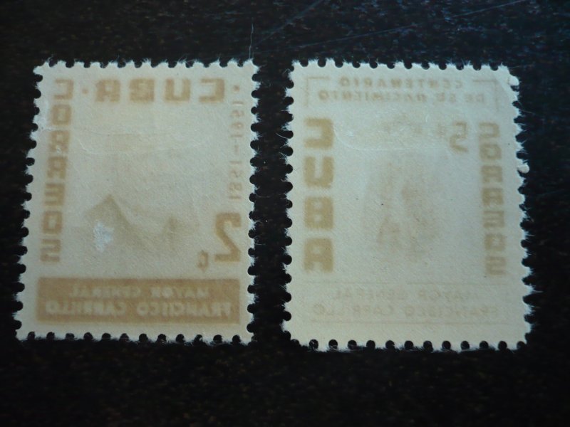 Stamps - Cuba - Scott#537-538 - Mint Hinged Set of 2 Stamps