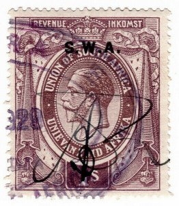 (I.B) South-West Africa Revenue : Duty Stamp 1/-