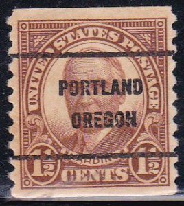 Precancel - Portland, OR PSS 686-61A - Bureau Issue