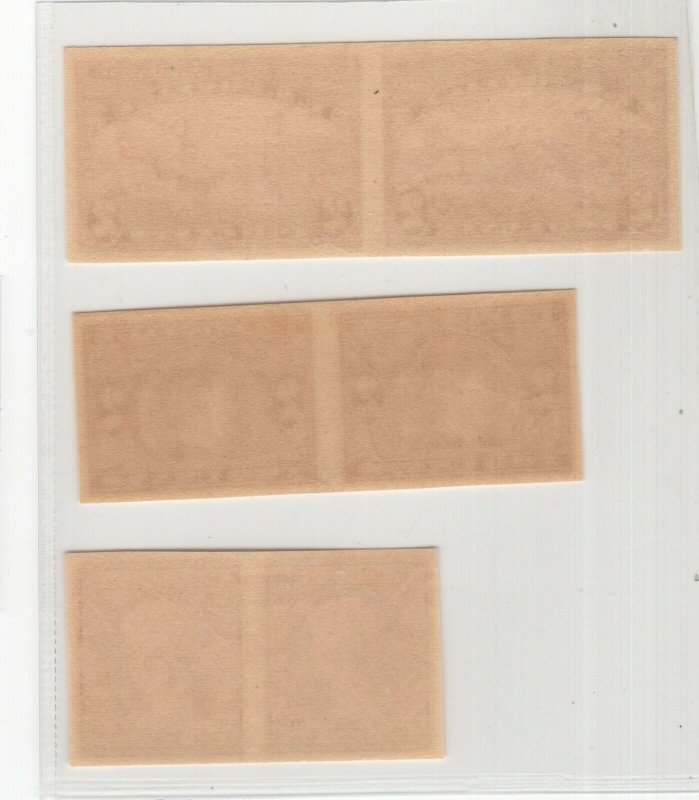 #389, 371, 373 Horiz. Pairs VF OG NH CV. $210 (JH 5/19/21) GP