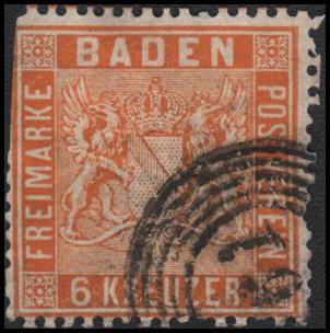 German States-Baden 13a used