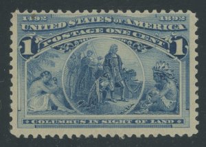 USA 230 - 1 cent Columbian - Fine  Mint never hinged OG