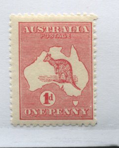 Australia 1d 1913 Kangaroo mint o.g. hinged