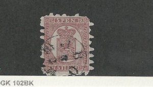 Finland, Postage Stamp, #6 Used, 1873