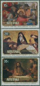 Aitutaki 1978 SG252-254 Easter set MNH