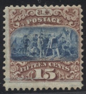 Scott 118 Mint redistributed part OG F-VF Crowe Cert SCV $9,500