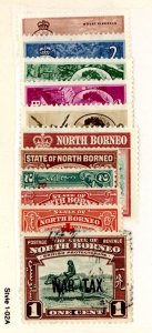 North Borneo #261/MR1