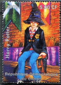 Congo 2001 HARRY POTTER 1 value Perforated Mint (NH)