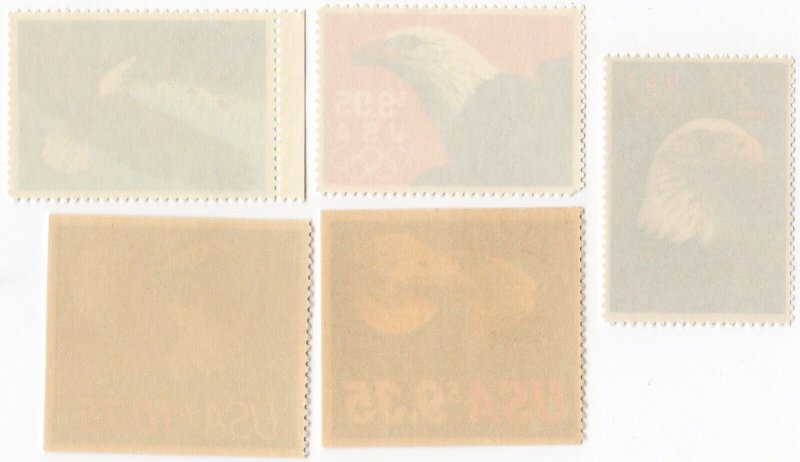 Scott #1909-2122-2540-2541-2542 Eagle High Denom Stamps $46.95 (FV) - MNH