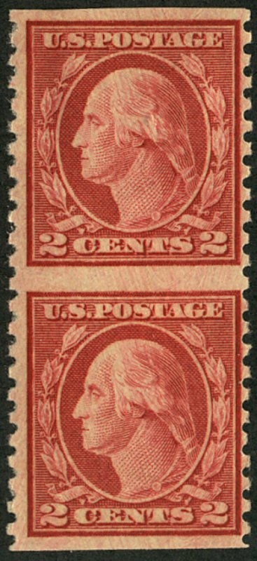 MALACK 540a F/VF OG Hr, Imperf Between Pair, Fresh Color! b2225