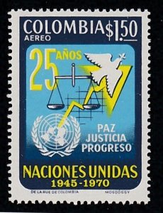 Colombia # C531, United Nations 25th Anniversary, Mint NH