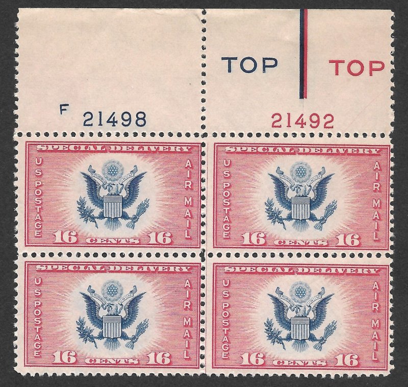 Doyle's_Stamps: MNH 1942 F-VF Air Post Special Delivery 16c Scott #CE2** PNB