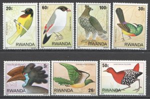 Wb027 1978 Rwanda Fauna Birds Mnh
