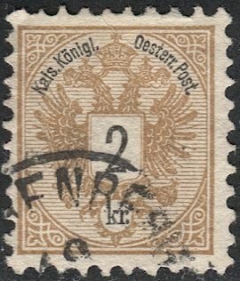 AUSTRIA 1883  Sc 41  Used 2k