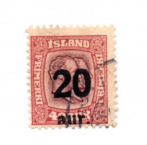 Iceland - Sc# 134 Used     -      Lot 1022570