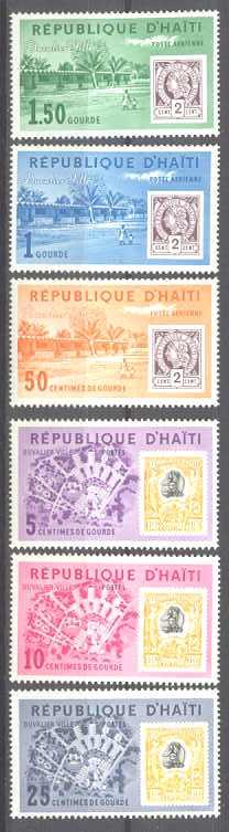 Haiti 500-02,C203-05 MNH Stamp on stamp SCV3.15