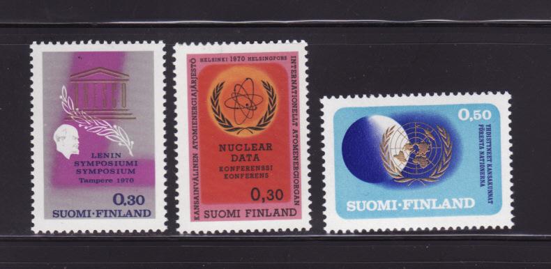 Finland 493-495 Set MNH Various