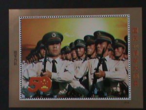 ​CHINA-1999 50TH ANNIVERSARY OF PR-CHINA-MILITARY PARADE- MNH S/S-VERY FINE