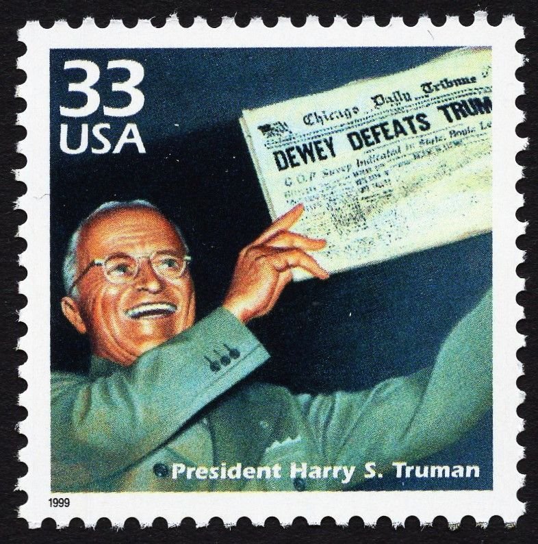 US 3186d MNH VF 33 Cent  Harry S. Truman Celebrate the Century 1940s