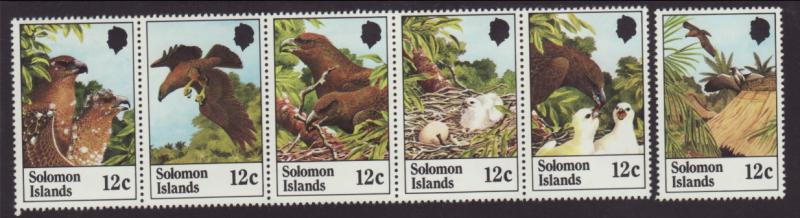 Solomon Islands 465-470 Birds MNH VF