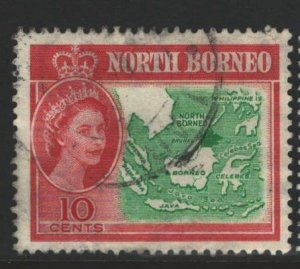 North Borneo Sc#284 Used