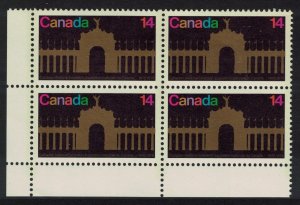 Canada Centenary of National Exhibition Corner Block of 4 1978 MNH SC#767
