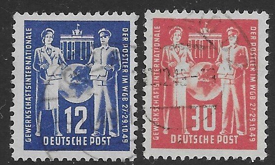 Germany -DDR  49-50  1949  set  2 fvf used
