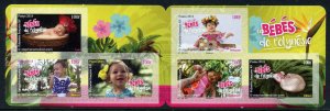 French Polynesia 2018 - Babies Bklt pane of 6 MNH  # 1217