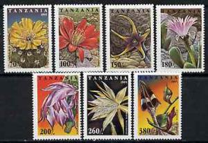 Tanzania 1995 Cacti unmounted mint set of 7, Mi 2160-66*