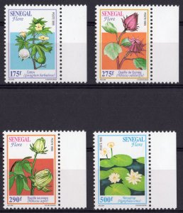 Senegal 1996 Sc#1199/1202  FLOWERS Set (4)  MNH
