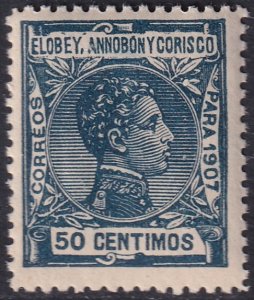 Elobey Annobon & Corisco 1907 Sc 47 MNH**