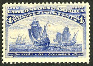 U.S. #233 MINT OG LH 