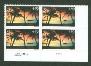 United States #C143 Mint (NH) Plate Block (Landscapes)