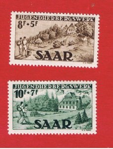 Saar  #B65-B66   MVFLH OG   Semi-Postal  Free S/H