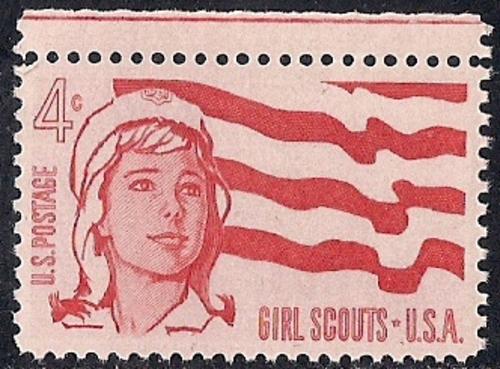 1199 4 cent Girl Scouts mint OG NH XF+ XXF