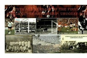 Palau 2005 - World Cup Soccer 1954 Final - Sheet of 3 Stamps - Scott #837 - MNH