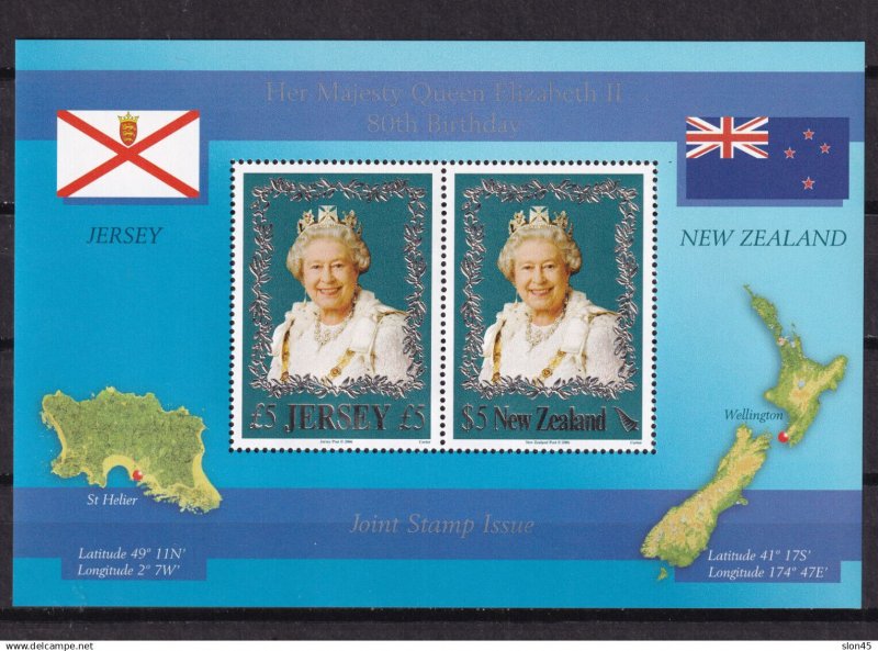 New Zealand 2006 Jersey QEII Queen Elizabeth II MNH Mini  Sheet 16270