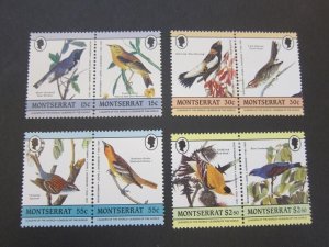 Montserrat 1985 Sc 580-83 bird set MH