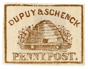 (I.B) US Local Post : Dupuy & Schenck Penny Post