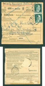 Germany. Packet Card.WWII.6 Th. SS Tank Div.Bunzlau Poland.2 x Sc# 521. 50 Pf.