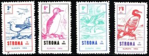 1964 Cinderella Stroma To Huna Europa Set/4 MNH