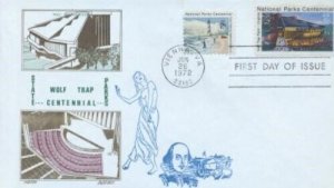 1452 6c WOLF TRAP 1972 - Overseas Mailers