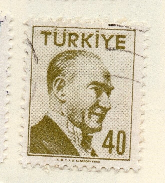 Turkey 1957 Early Issue Fine Used 40k. 093543