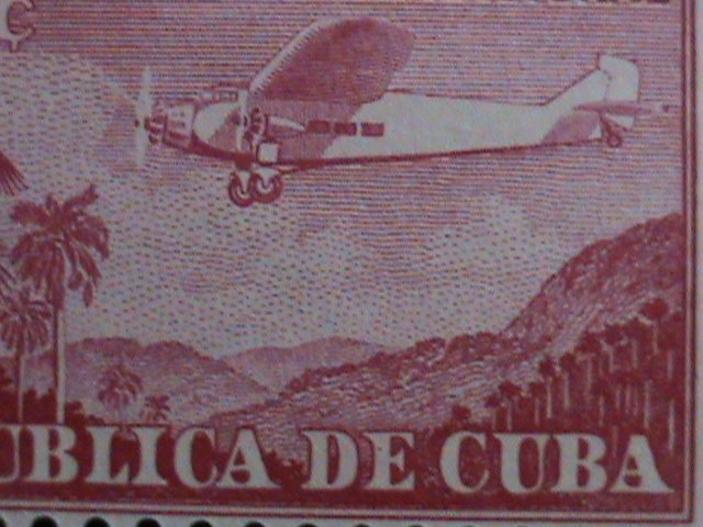 ​CUBA 1931-AIRMAIL-SC#C14a-91 YEARS OLD-AIR PLANE- RARE MNH -VERY FINE
