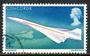 Great Britain 1969 Sc 581 Concorde Jet Aircraft Stamp U