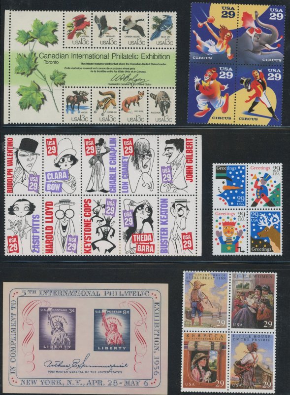 USA - 37 Different Mint Blocks - Cat $?? - Face = $28.05