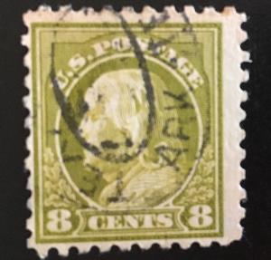 470 Wash/Franklin Series, 10 perf., NWM, circ. single, Vic's Stamp Stash